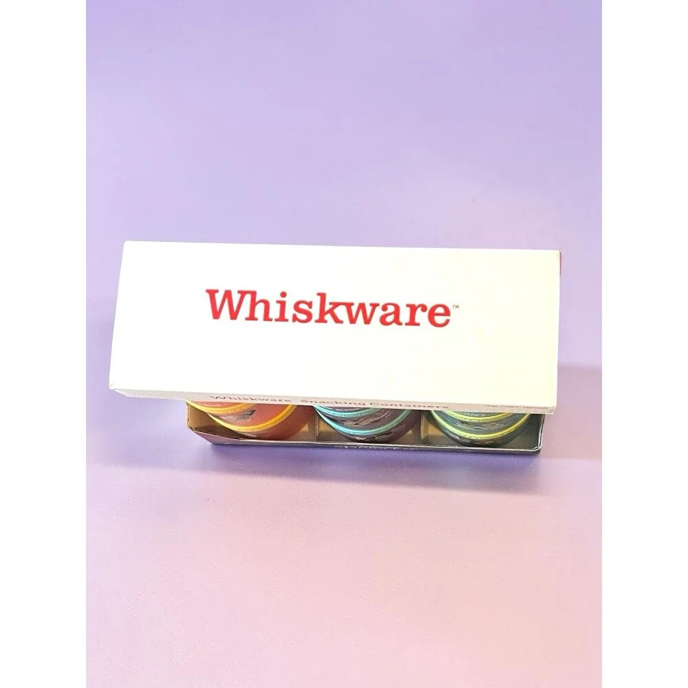 Disney Princess Whiskware Stackable Snack Containers 3-Pack Kids Toddlers New